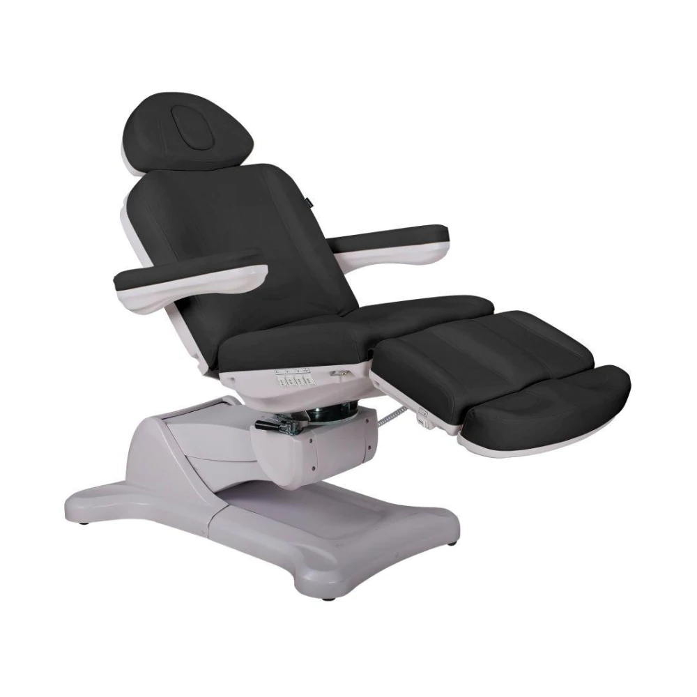 Silverfox America Medical Spa Facial Bed Exam Dermatology and Procedure  Chair w Rotation - All Electric (White)